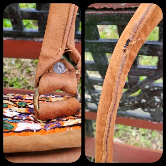 Boho Artisan Embroidered boho Hippie handmade bag Patchwork banjara ethnic zari - Picture 12 of 16